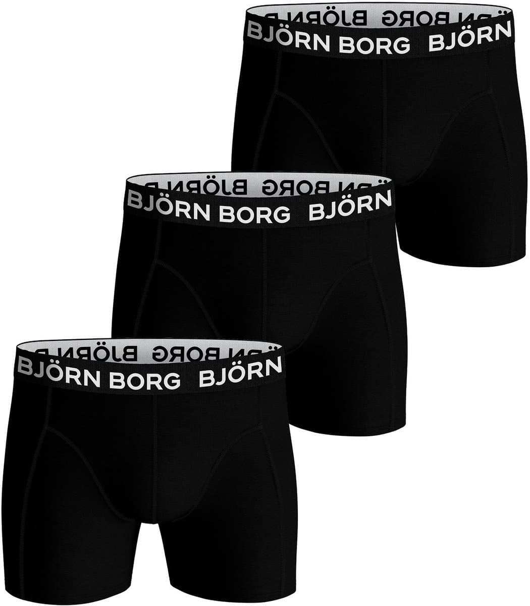 Björn Borg Cotton Stretch Boxershort Heren - Zwart - 3 stuks - Heren onderbroeken - Katoenen Boxer - Maat L (EAN: 7321465652812): Hé lieve lezers! 🛠️