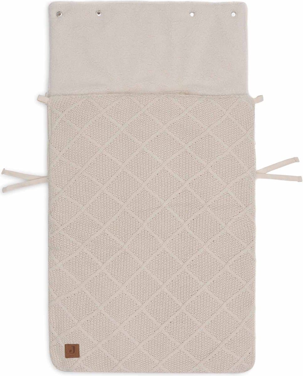 Jollein - Baby Voetenzak groep 0+ 3/5 punts - Check Knit Oatmeal (EAN: 8717329386860)