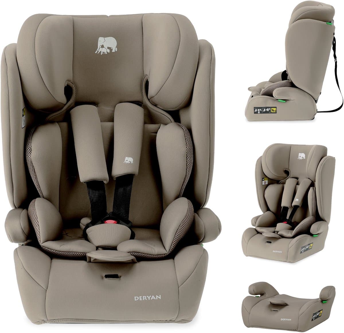 Deryan Carter Basic i-Size Autostoel - 15 Maanden tot 12 Jaar - Truffle Sand (EAN: 8721249883118)