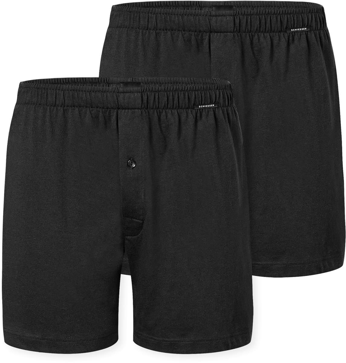 Schiesser Boxershorts set van 2 jersey zwart - Boxershorts multipacks Heren Onderbroek - zwart (EAN: 4007066895379): Deel 1 Wat is er zo bijzonder aan deze Boxershorts