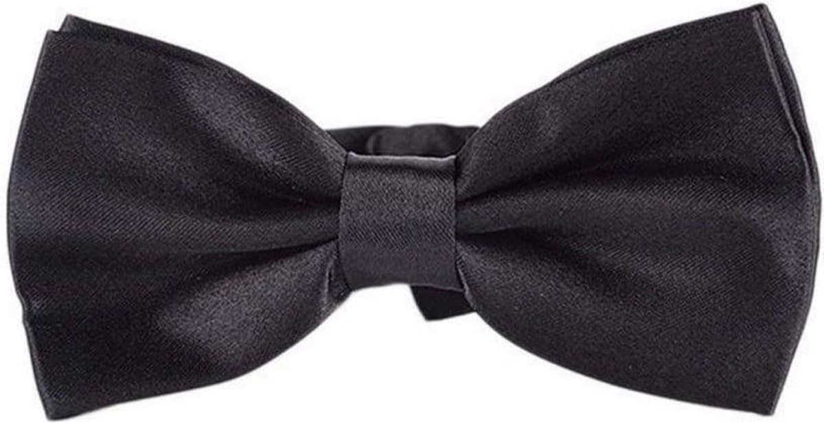 Scoby - Vlinderstrik - Strikje - Smoking strik - Voorgeknoopte vlinderstrik - Vlinderdas - Verstelbaar - Zwart (EAN: 8721217809461)