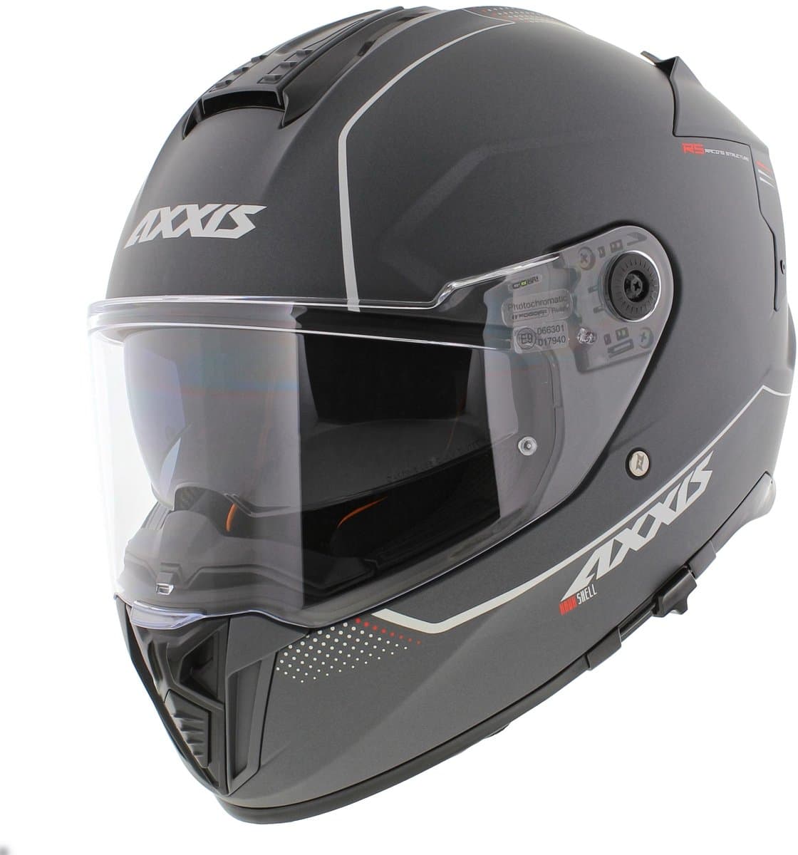Axxis Hawk SV Integraal helm met zonnevizier solid mat titanium M - voor motor en scooter (EAN: 8435619115913): **Wat maakt deze helm zo bijzonder**