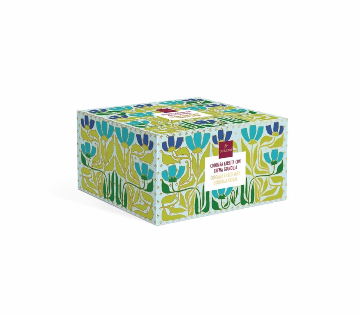 Domori | Paascake Gianduja Cream – Luxe Italiaanse Colomba met Hazelnootvulling – 500 gram (EAN: 8026861055883)