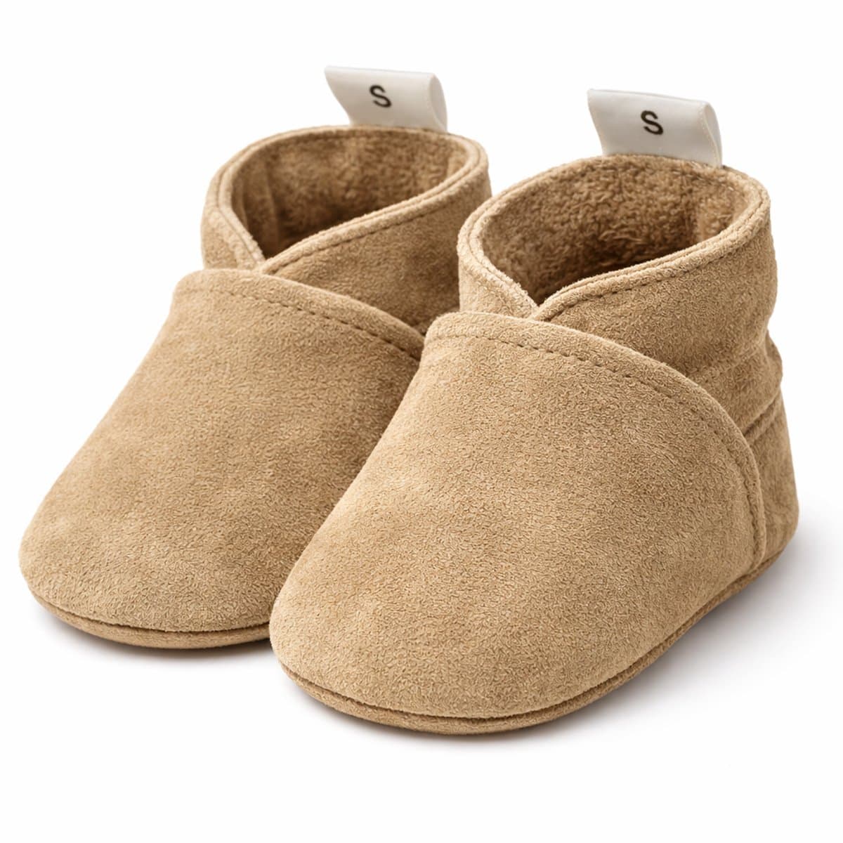 Babysteps - Babyslofjes - Suede - Beige - maat 18/19 (EAN: 8720629694665): Waarom suède en waarom beige