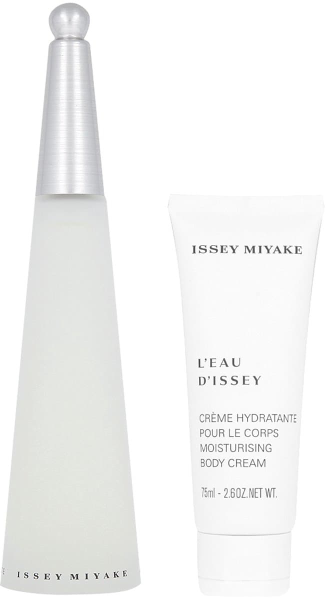 Issey Miyake L'Eau d'Issey Giftset - 100 ml eau de toilette spray + 75 ml bodylotion - cadeauset voor dames (EAN: 3423478501058)