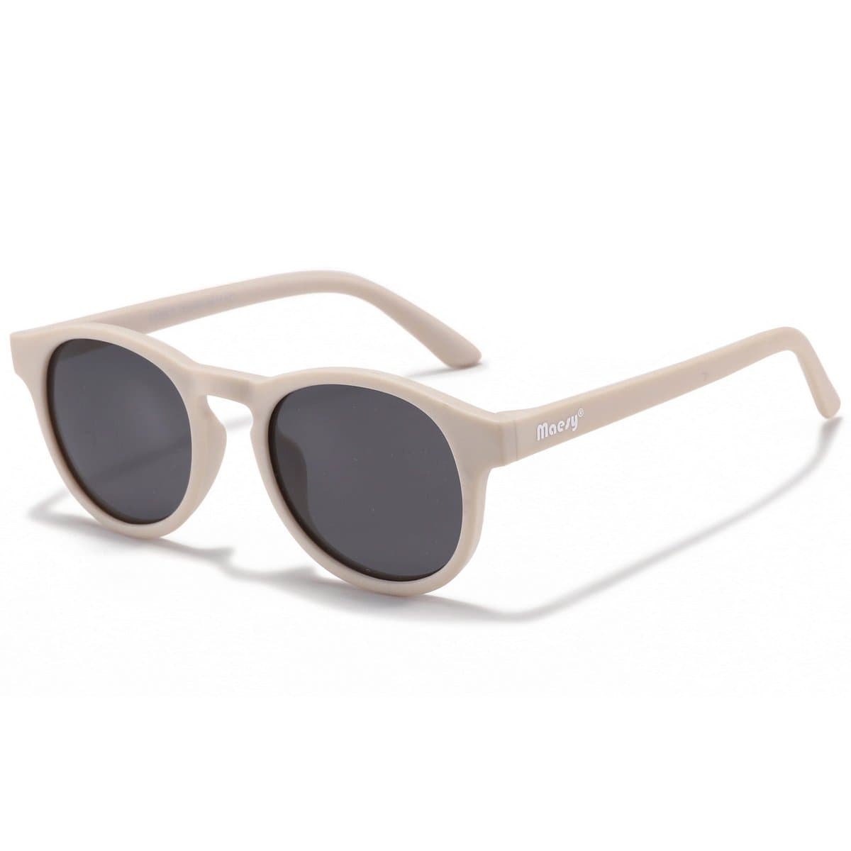 Maesy Kinder Zonnebril Faela - 3 t/m 6 jaar - Flexibel - UV400 Bescherming - Zonnebril Kind - Beige Ecru (EAN: 8720726947190)