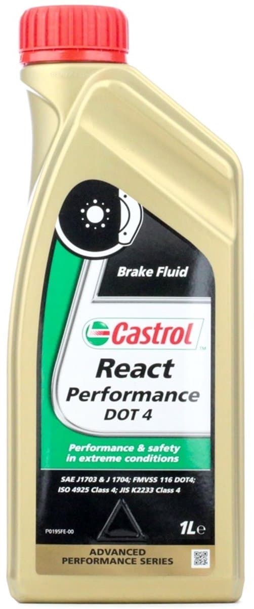 Castrol React Performance DOT4 remvloeistof 1 liter (EAN: 4008177157950)