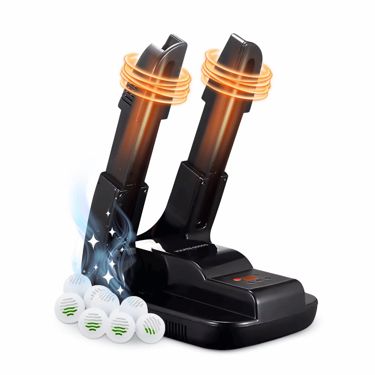 Vulpes Goods® Tech - Schoenendroger & Schoenverfrisser met Ozone - Ozone & Droogfunctie - Incl. 10 Schoenverfrissers - PRO versie (EAN: 8720828099360)