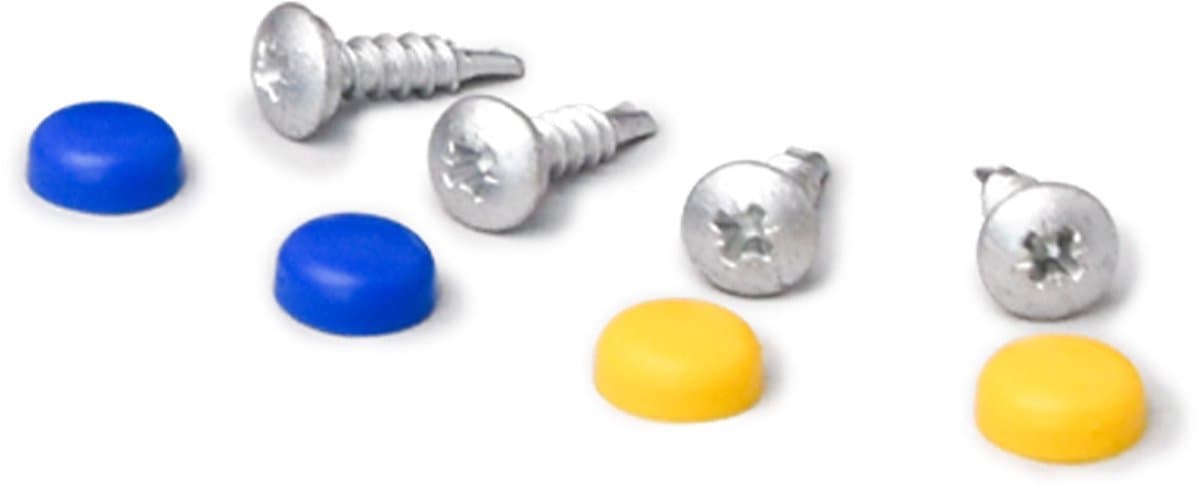 BOOST2 Kentekenplaat schroeven - bevestiging voor auto motor scooter - 4 stuks (EAN: 8720726636667)