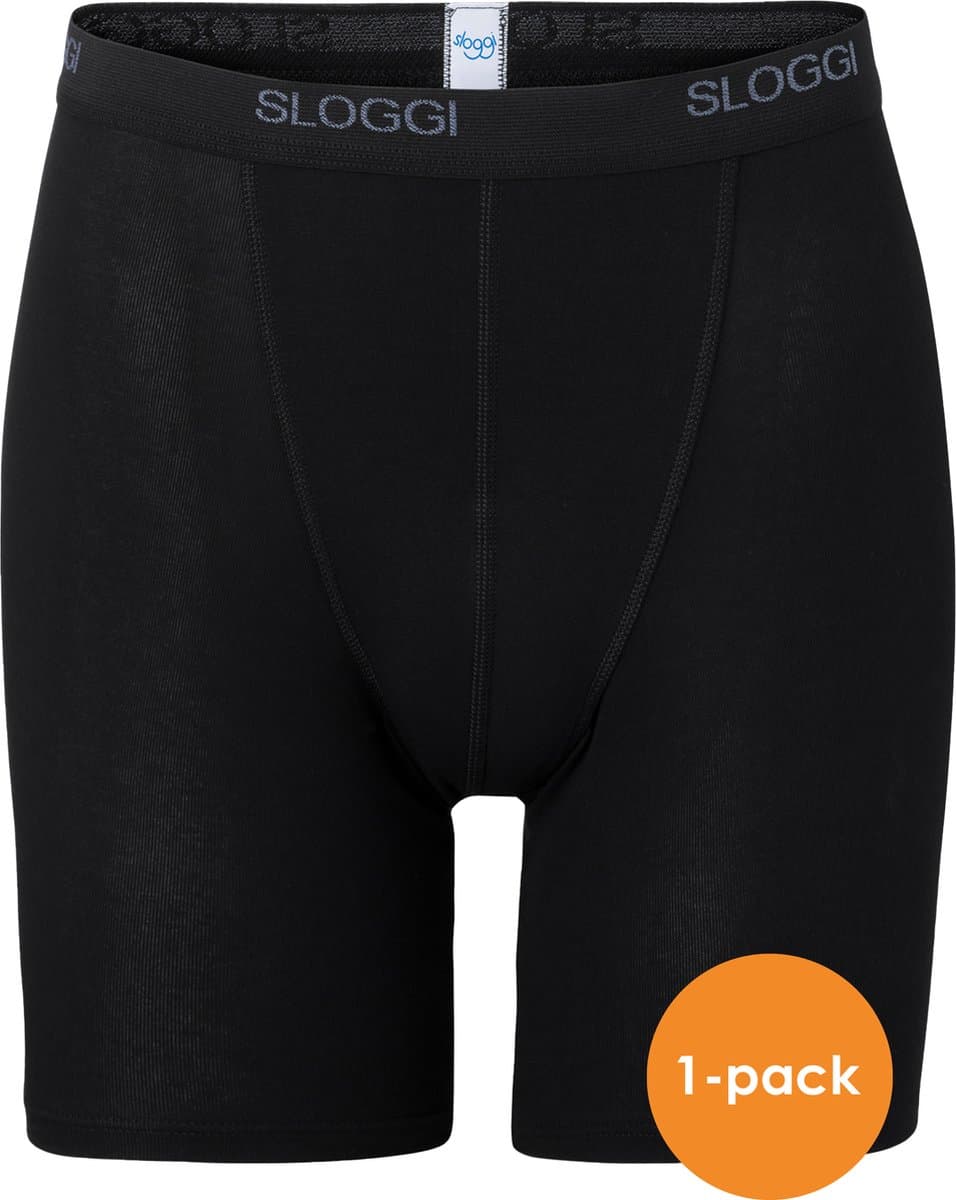 sloggi men Basic Heren Boxershort lange pijp - Zwart - Maat XXL (EAN: 7610604635022)