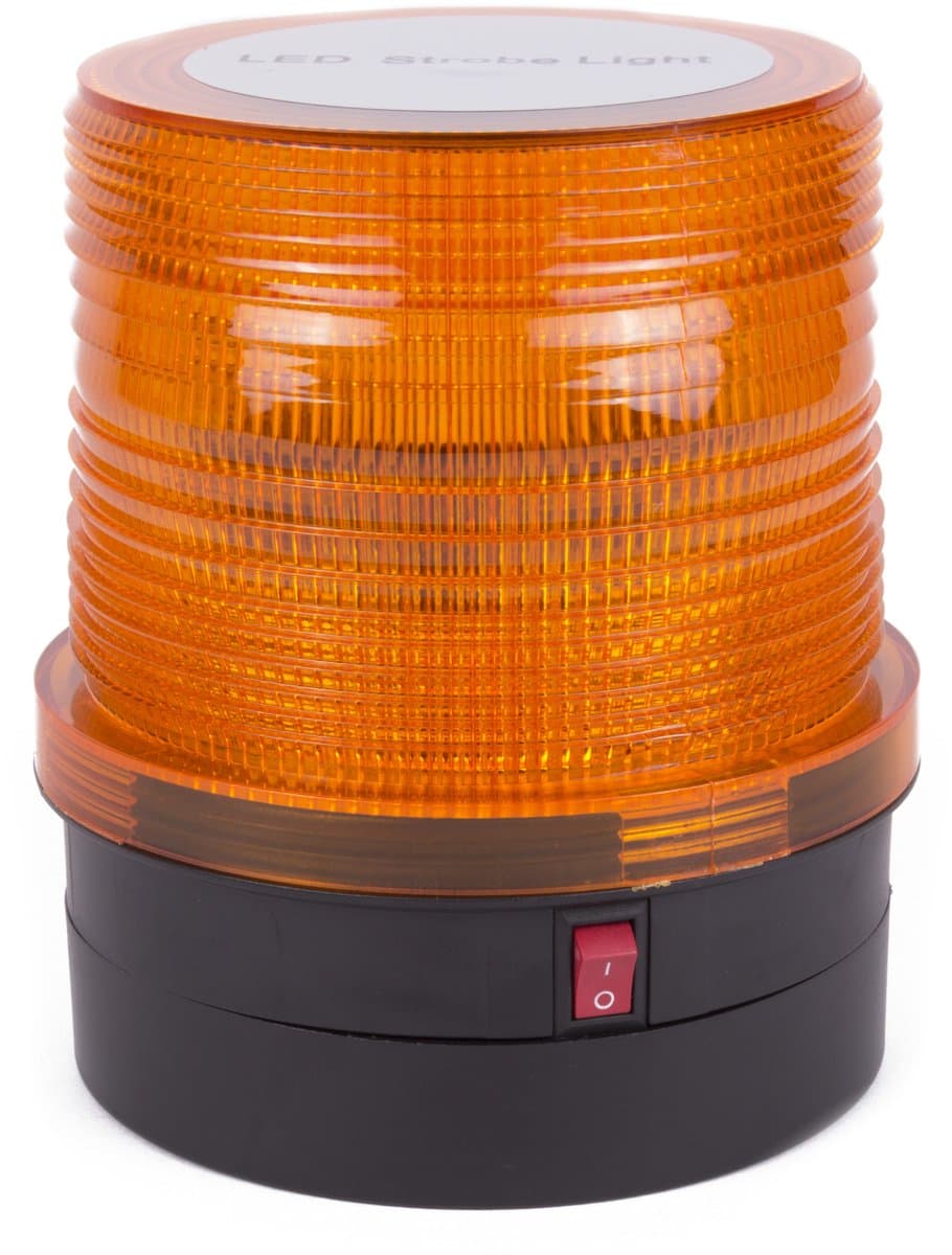 Zwaailamp 24LED Oranje - Waarschuwingslamp - Magneet - 2.4 Watt - Benson (EAN: 8720195796367)