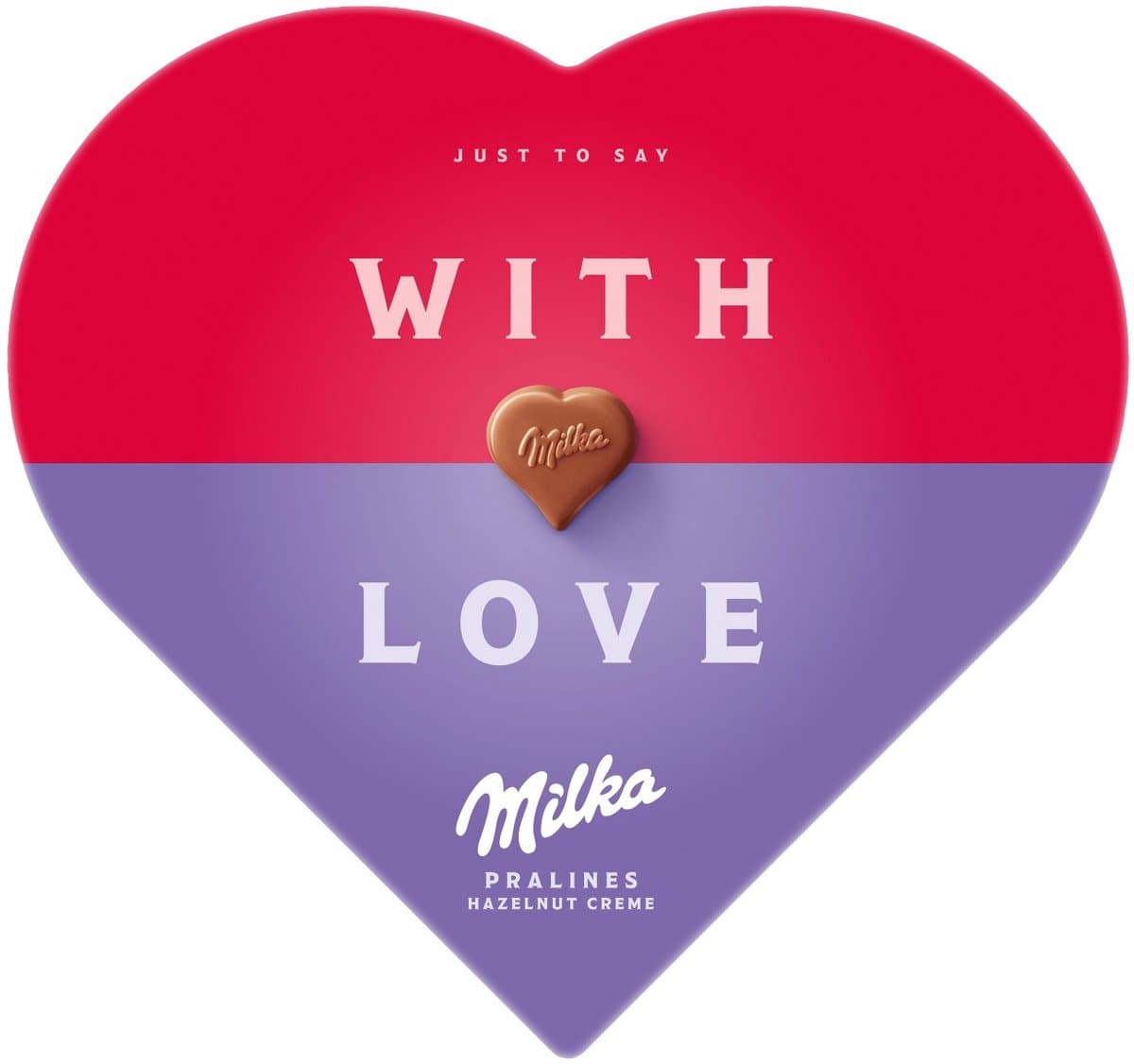 Milka Valentijn I love Milka Chocolade Hart Hazelnoot Crème - 30 Pralinés - 165g - Bonbons en Pralinés - Verjaardag Cadeau Vrouw of Man - Geschenkset voor Man en Vrouw (EAN: 8710401087266)