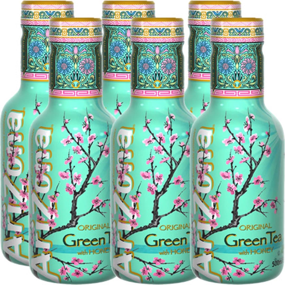 Arizona | Green Tea Original | 6 x 0.5 liter (EAN: 0613008761189)