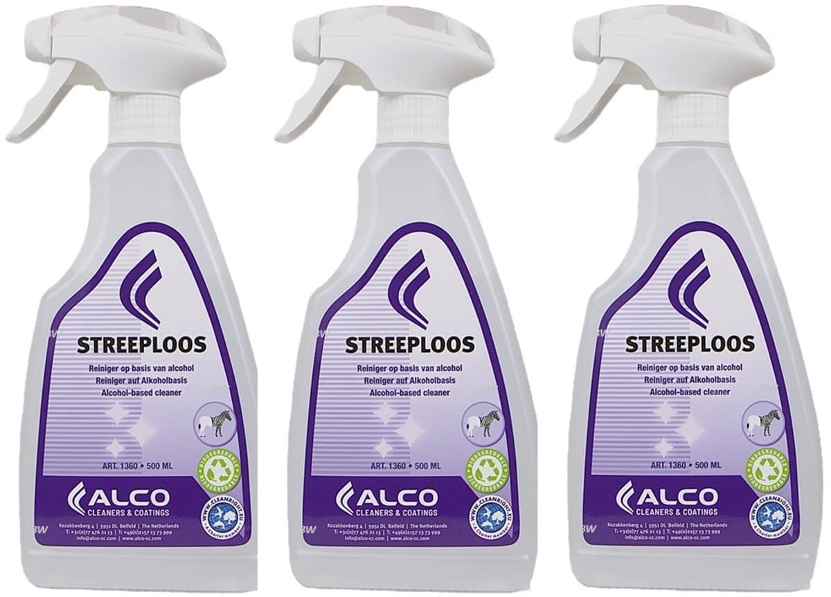 Alco Streeploos Reinigingsmiddel (3 X 500ML) (EAN: 8719327601396)