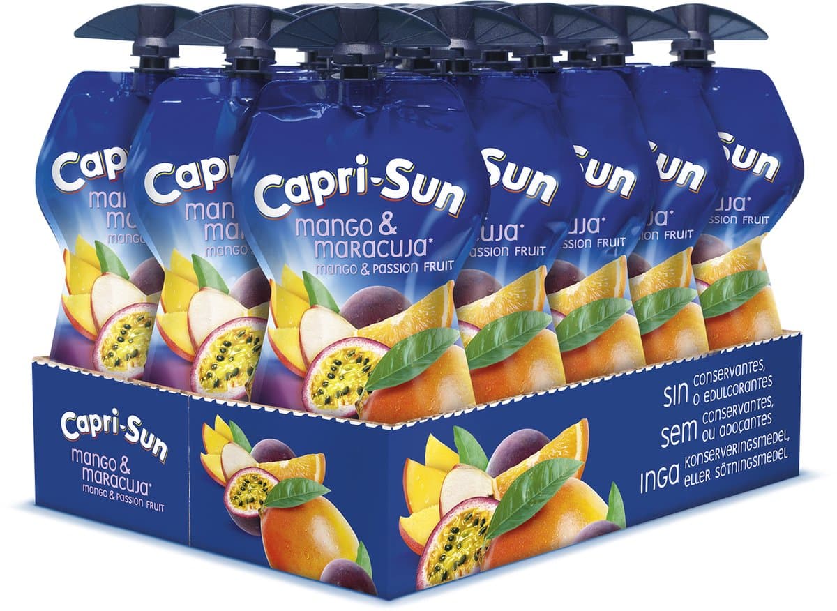 Capri-Sun - Mango & Maracuja - 15x 330ml (EAN: 5017726173456): Mijn eerste indruk – een tropische verrassing in de doos