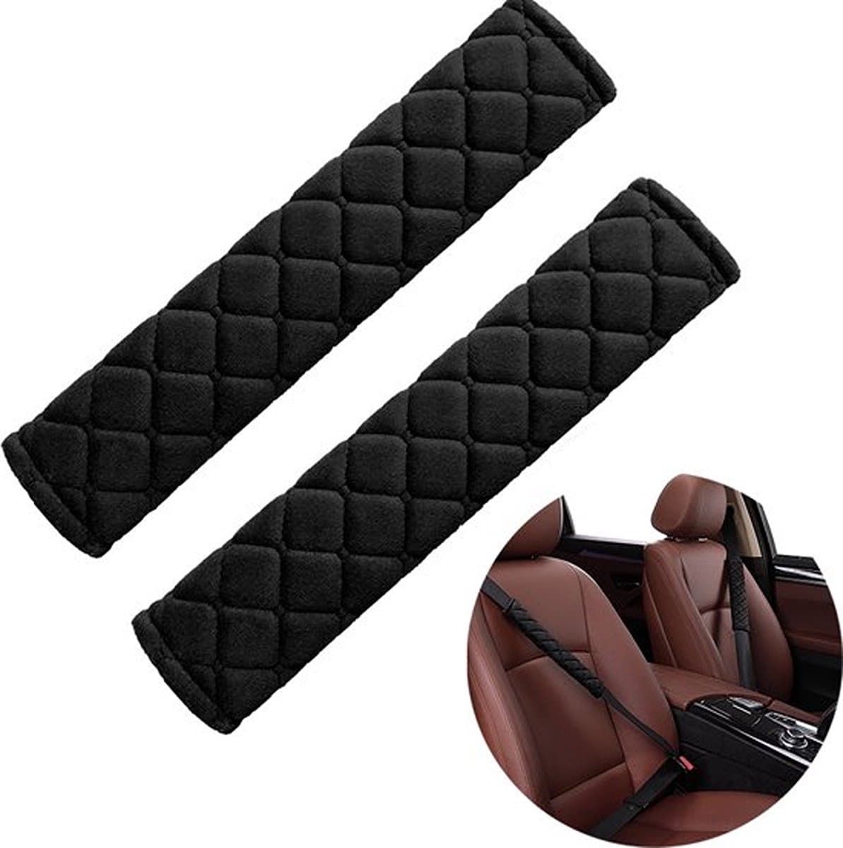 Knaak Gordelbeschermer - Schouderhoes 27 x 7 cm - Autostoel - Auto - Universeel - Zwart - Set van 2 (EAN: 8720301312238): **Waarom Zit ik Sinds Gedeelde Erfaringen over deze Gordelbeschermer**