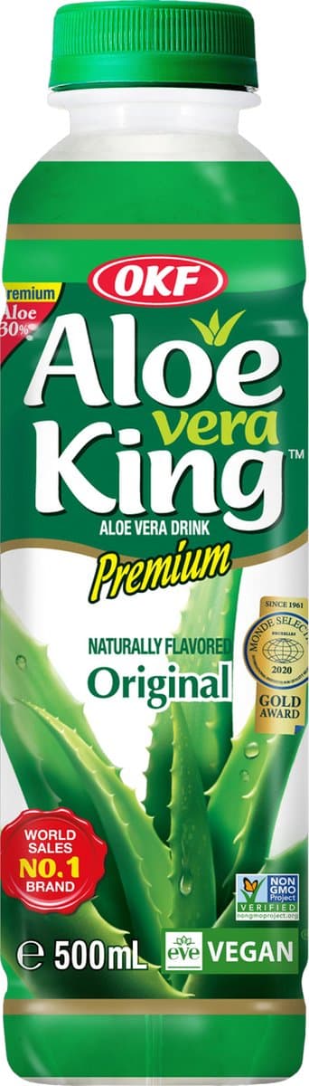 OKF | Aloë Vera Drink | 20x 500 ml | Voordeelverpakking | Vegan (EAN: 8719497395057)