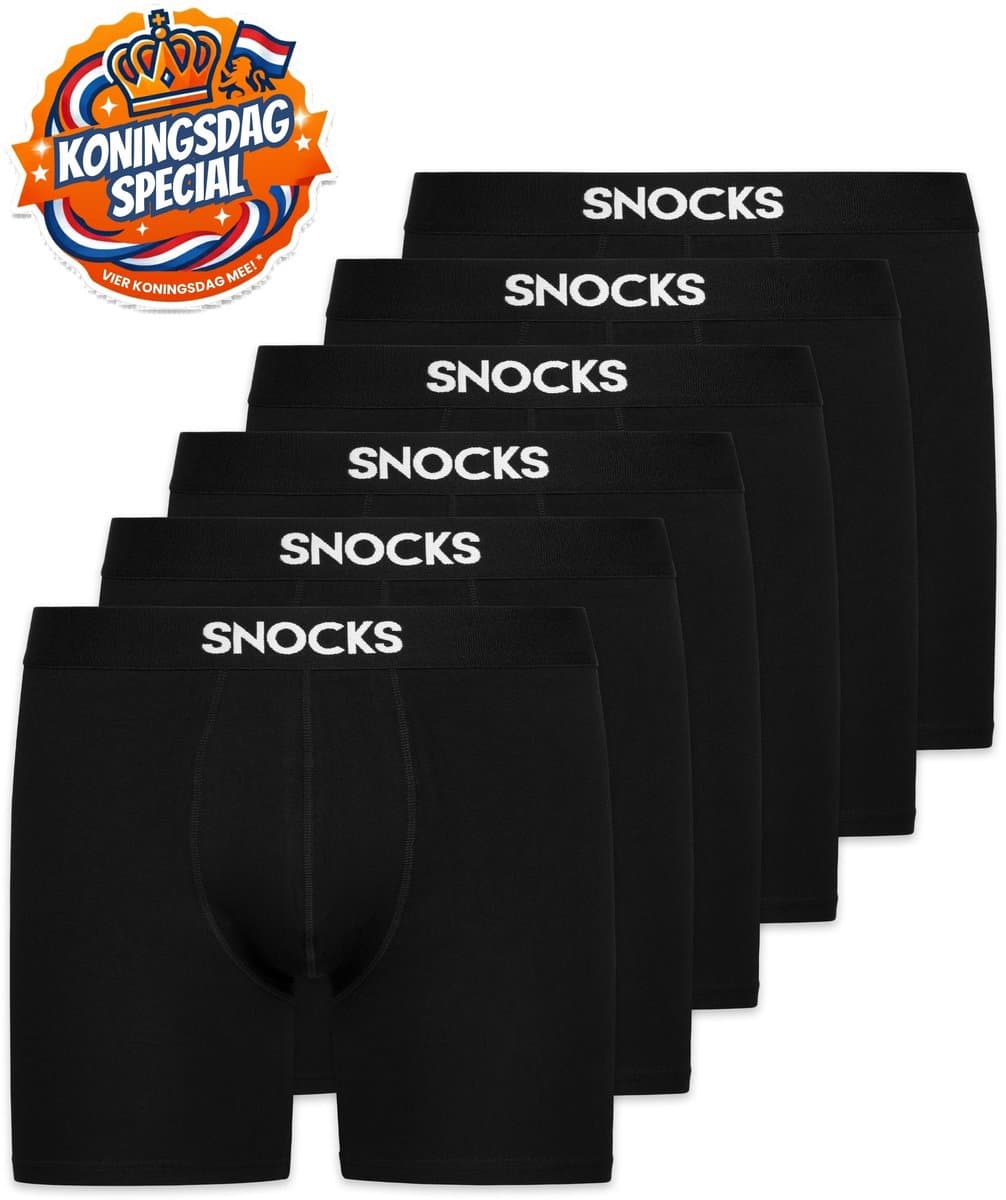 SNOCKS Boxershorts Heren - Onderbroeken Heren - Ondergoed Heren - met extra lange pijpen - Biologisch Katoen - Duurzaam Cadeau - 6 Stuks (EAN: 4260765562021): Wat is het precies