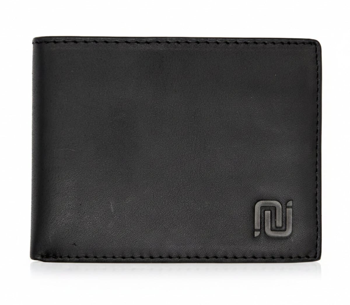 Negotia Finnian - Leren Portemonnee Heren - RFID Beveiligd - Wax Pull-Up Leer - Billfold Zwart - Pasjeshouder Mannen - Portefeuille Heren (EAN: 8719992960248)