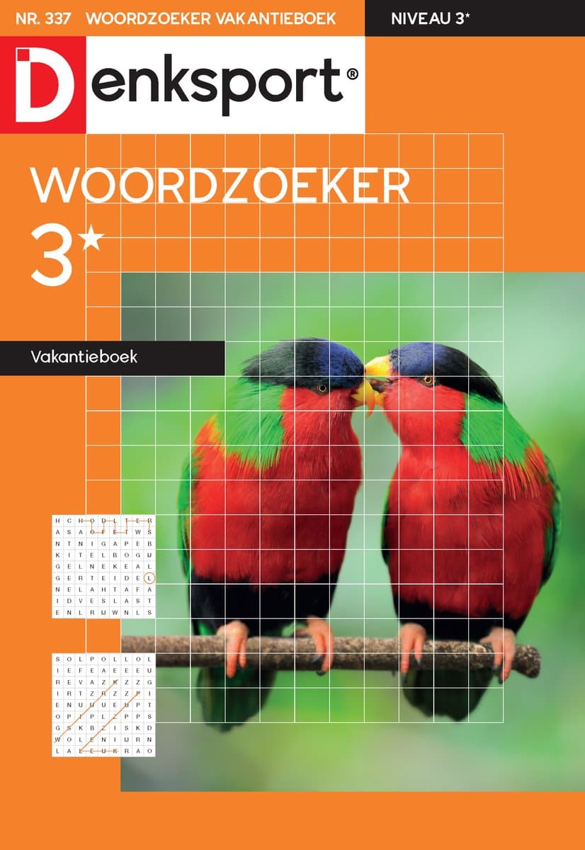 Denksport Puzzelboek Woordzoeker 3* vakantieboek, editie 337 (EAN: 8710835881942)