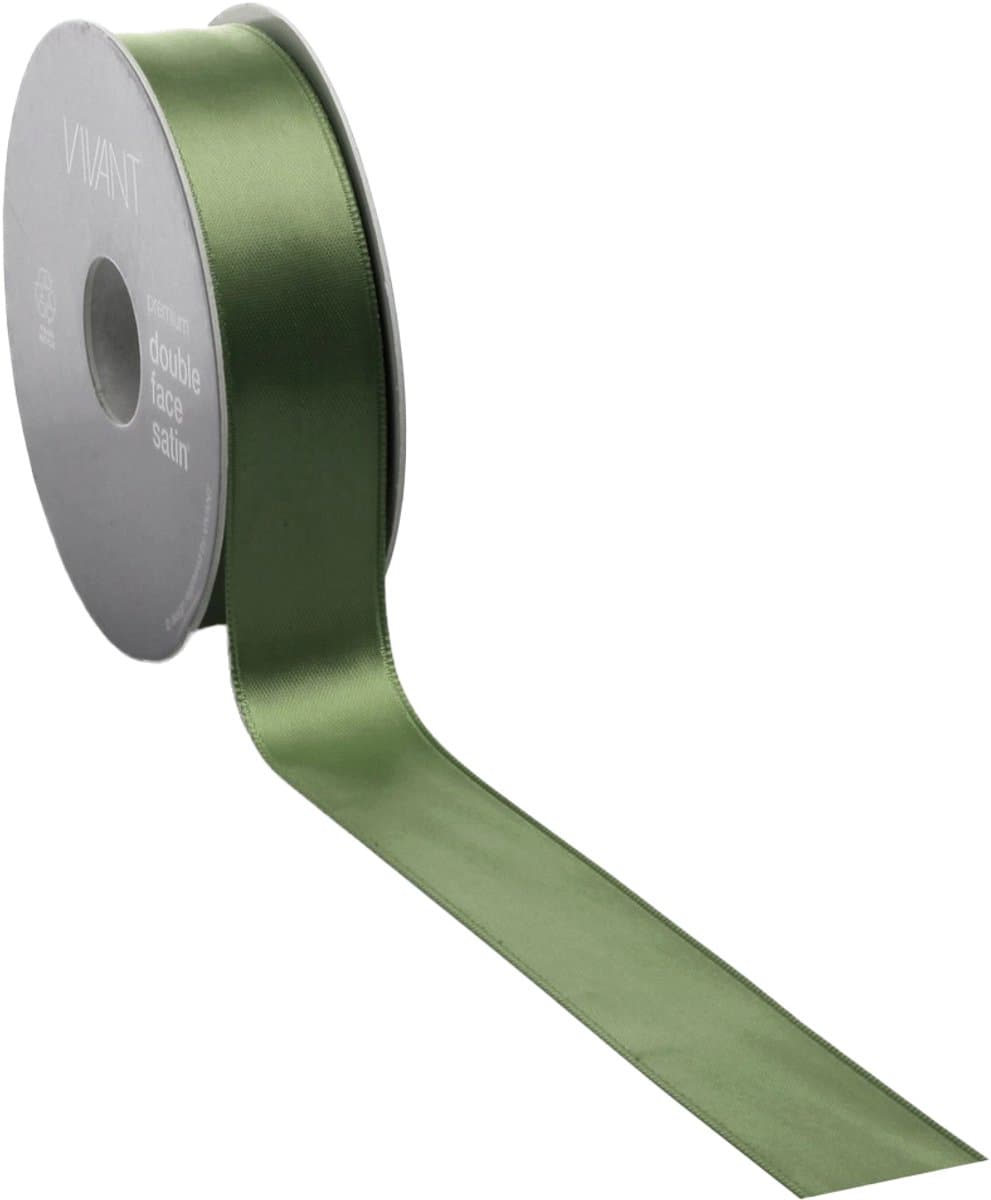 Mosgroen Satijnlint | zeer luxe kwaliteit |25 mm / 25 mtr. (EAN: 8713438559034): Wat is de Mosgroen Satijnlint eigenlijk