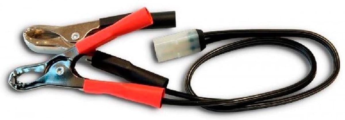 Optimate Snoer Met Accuklemmen 50 Cm Zwart (EAN: 5425006141659)