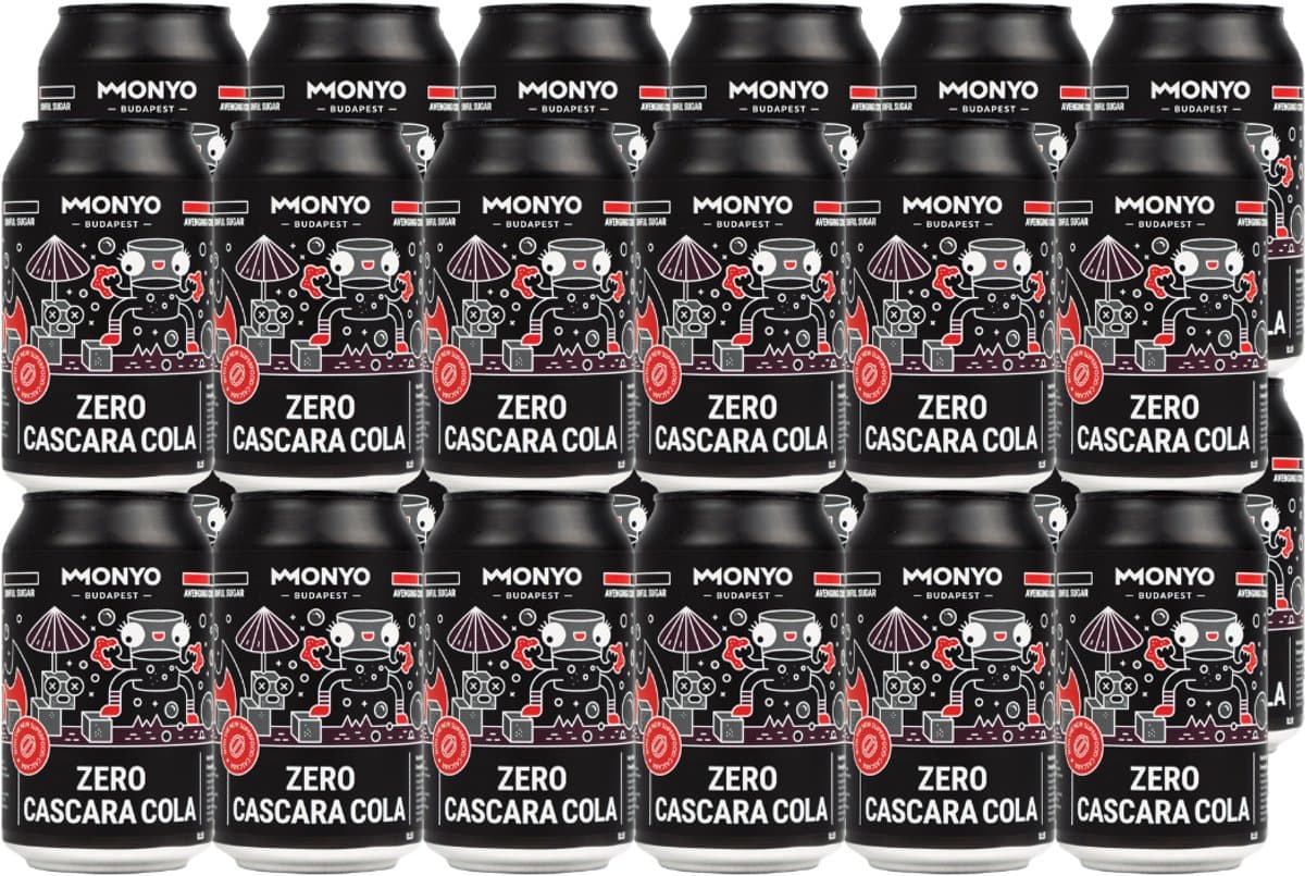 Monyo Zero Cascara Cola – 24x 33cl – suikervrije ambachtelijke frisdrank (EAN: 5999567233431)
