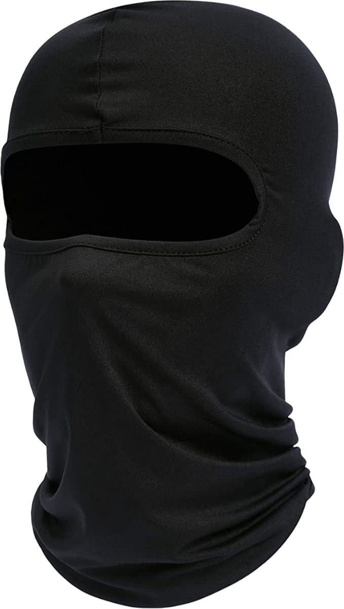 Bivakmuts Balaclava - Zwart - Bivak Muts Nekwarmer - One Size/Unisex - Gezichtsmasker voor o.a. Skien, Snowboarden, Motorrijden, Wielrennen & Schaatsen (EAN: 8720618934116)