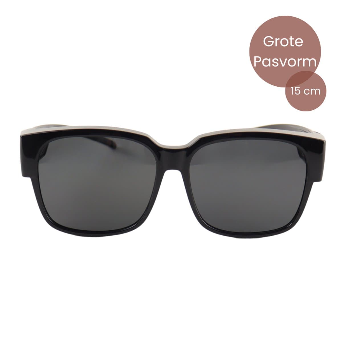 Montour Overzet Zonnebril Groot Model- Dames - Heren - NOAH - Zwart - Vierkant Model - Pasvorm Groot - Overzetzonnebrillen - Unisex (EAN: 8720986934091): Waarom Deze Zonnebrillen