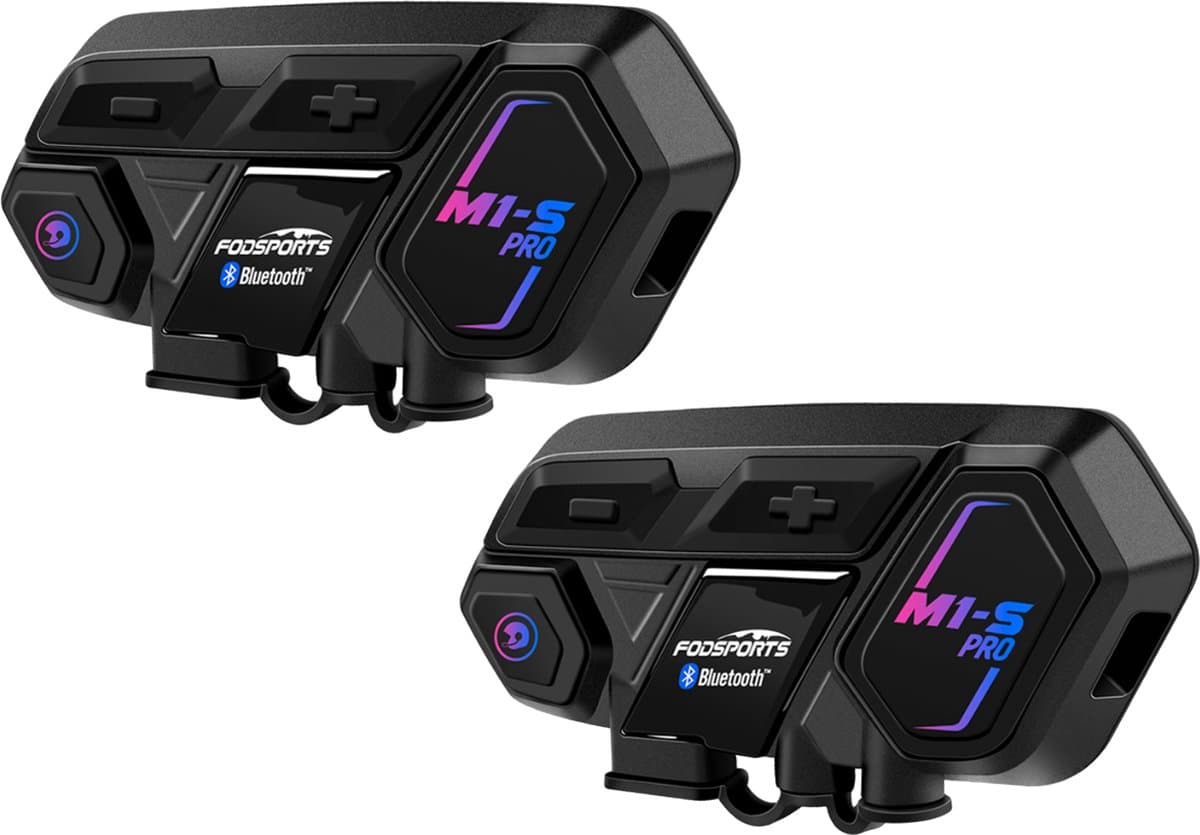 Intercom Motor Helm - Motorhelm Headset - Motor Intercom - Motor Communicatie - 2 Stuks - Bluetooth 5.0 - Bluetooth Intercom Systeem (EAN: 6097237571568)