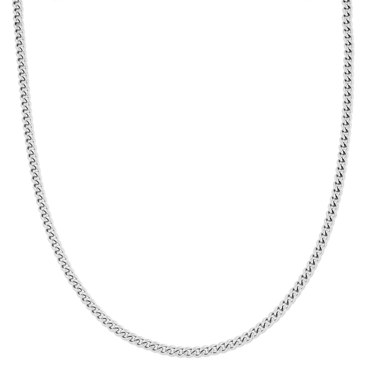 Sorprese Cuba Ketting - Schakelketting - 3 mm/55cm - Ketting Heren - Zilverkleurig - Staal - RVS - Heren Ketting - cadeau - Model Y (EAN: 8721025804597): Wat is Sorprese Cuba Ketting