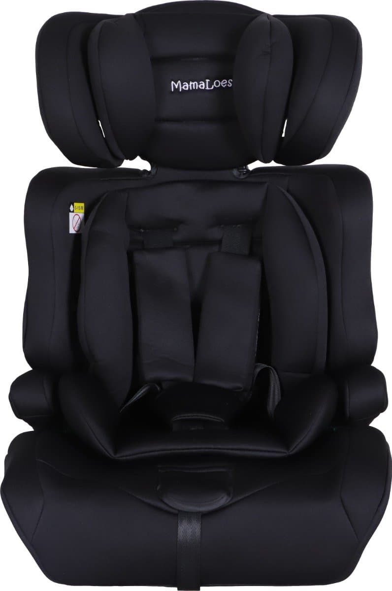 MamaLoes Saar - i-Size Autostoel - 76-150 cm - Zwart - Verstelbare Hoofdsteun - Verwijderbare Rugleuning & 5-Punts Gordel - 3 tot 12 jaar (EAN: 8721003402135): Wat de gebruikers zeggen