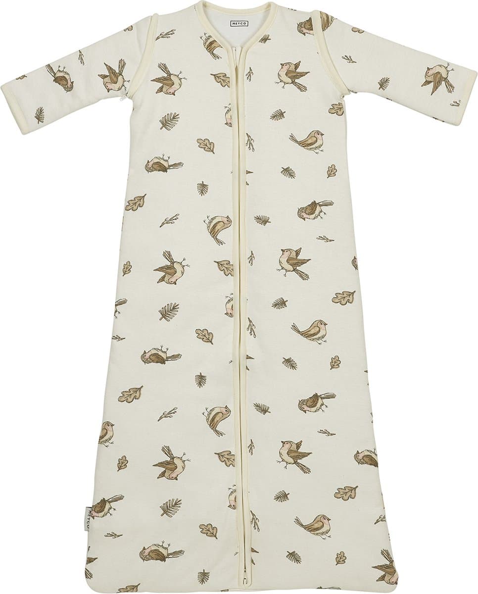 Meyco Baby Robin Baby Slaapzak Met Afritsbare Mouwen - Multicolour - 60cm - 2.5 TOG (EAN: 4054703513561)