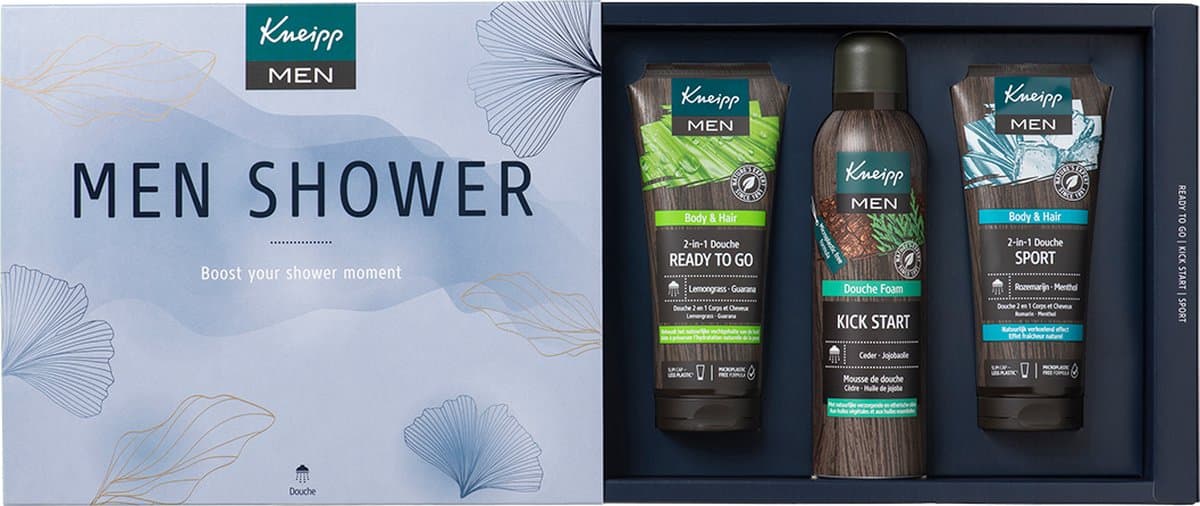 Kneipp Men Collection Luxe Geschenkset - Inhoud 3x 200 ml (EAN: 8712585037105)