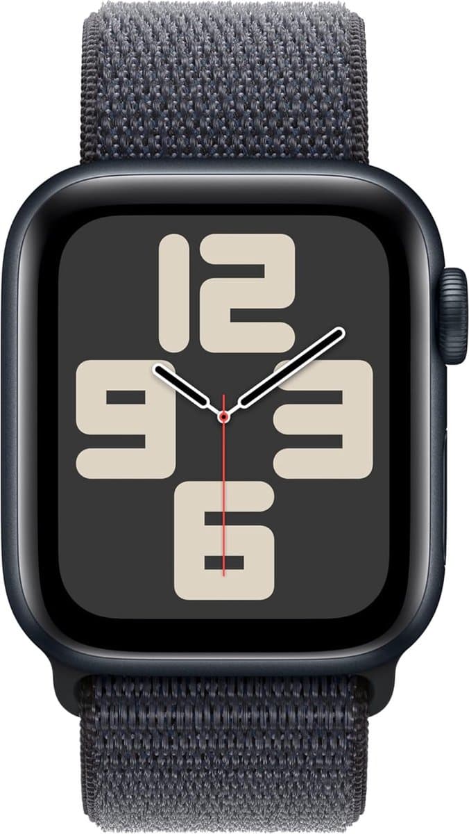 Apple Watch SE 2024 GPS + Cellular 40mm Midnight Aluminium Case with Ink Sport Loop (EAN: 0195949647055): Midden in de verf mijn horloge gaf het op 🎨