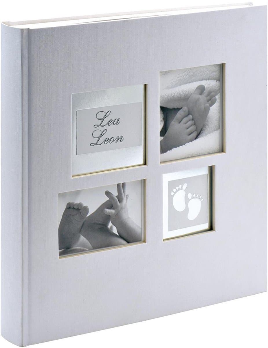 Walther UK-172 Little Foot - Babyalbum - Formaat 29 x 30,5 cm - Wit (EAN: 4004122171552)