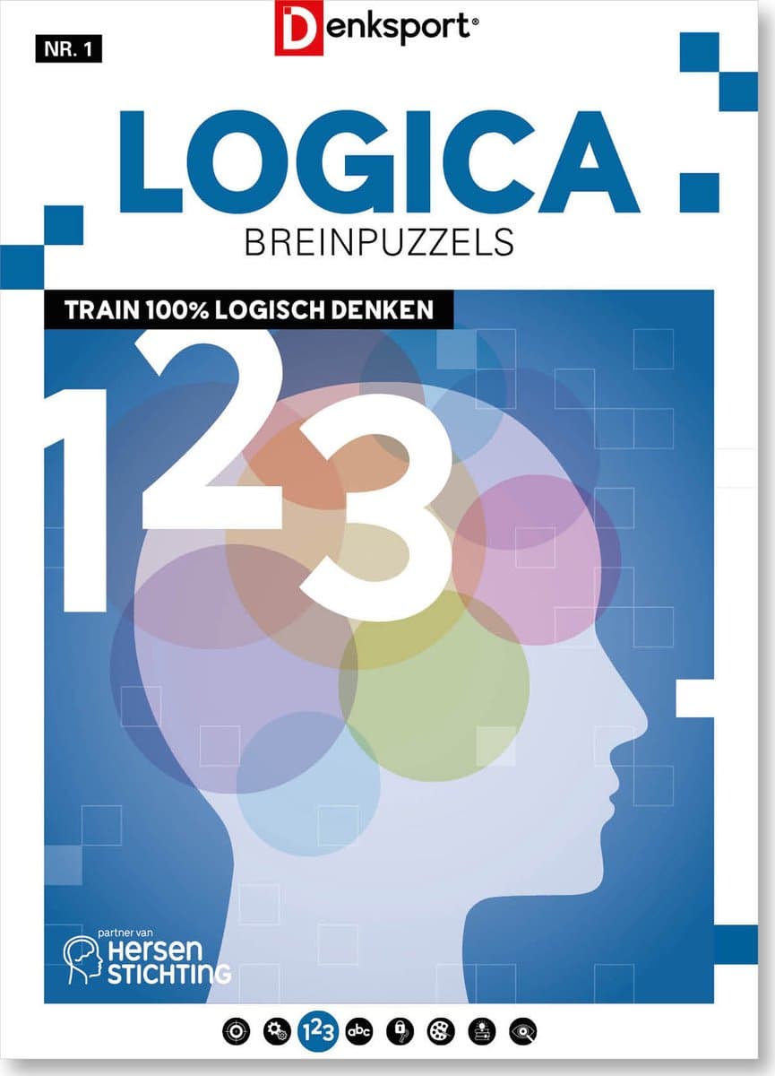 Denksport Puzzelboek Logica Breinpuzzels, editie 1 (EAN: 8710835876726)