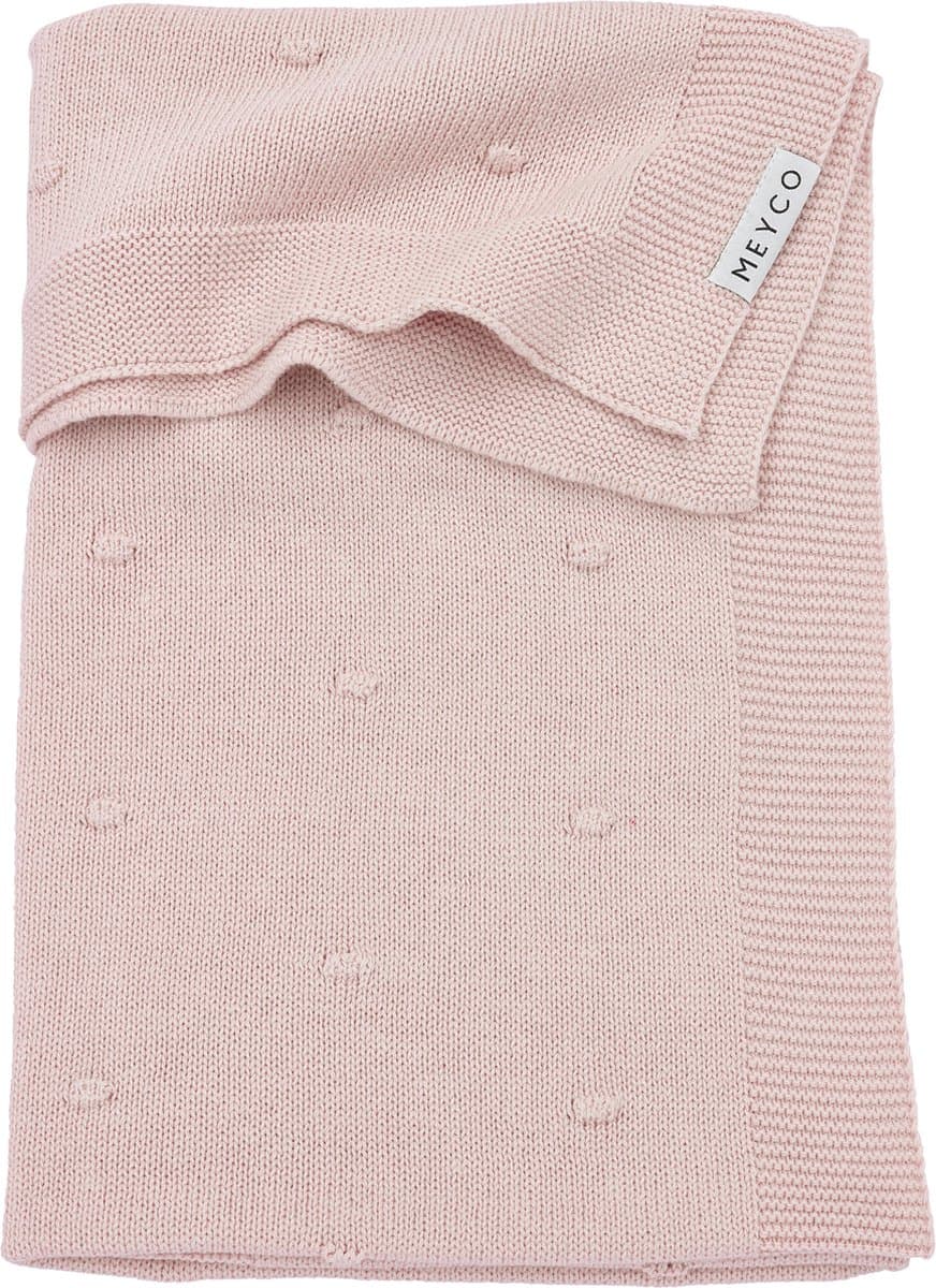 Meyco Baby Mini Knots ledikant deken - soft pink - 100x150cm - 1.0 TOG (EAN: 4054703530896)