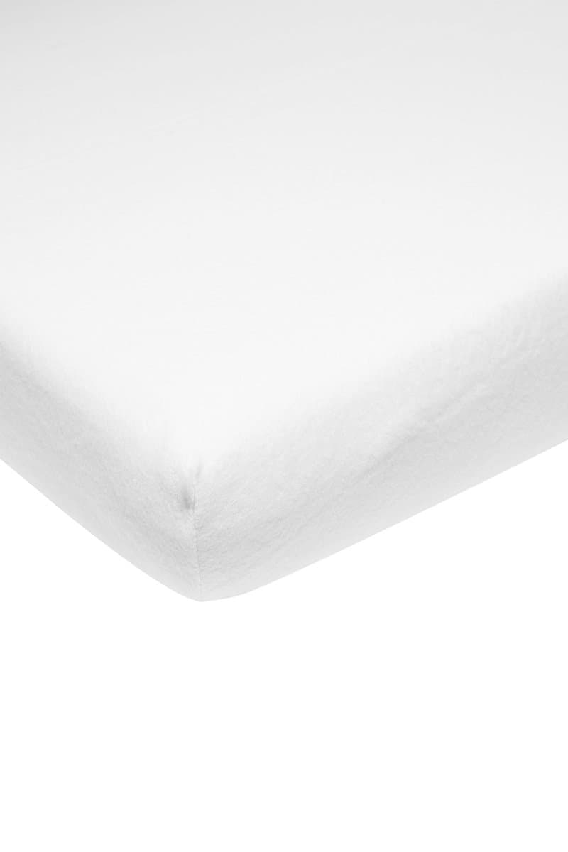 Meyco Baby Uni molton stretch hoeslaken wieg - white - 40x80/90cm (EAN: 4054703563900): **Wat maakt deze hoeslaken bijzonder**