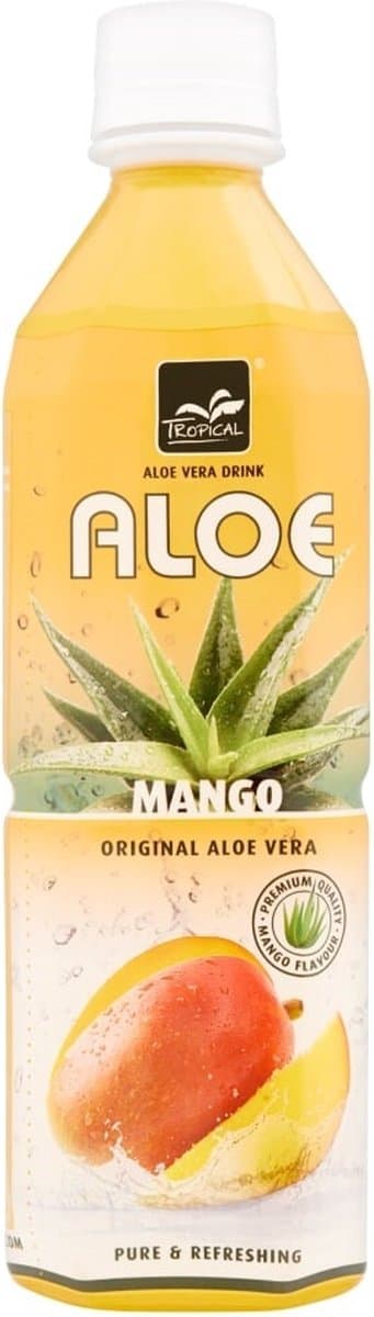 20x Tropical Aloe Vera Drink Mango 500 ml (EAN: 8712857207205): Een feestje met zout en suiker