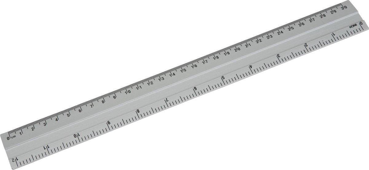 Liniaal Recht - Lengte 30 cm - 12 inch - Aluminium (EAN: 8718247582082): 📏 Waarom dit lineaal toch echt een must‑have is
