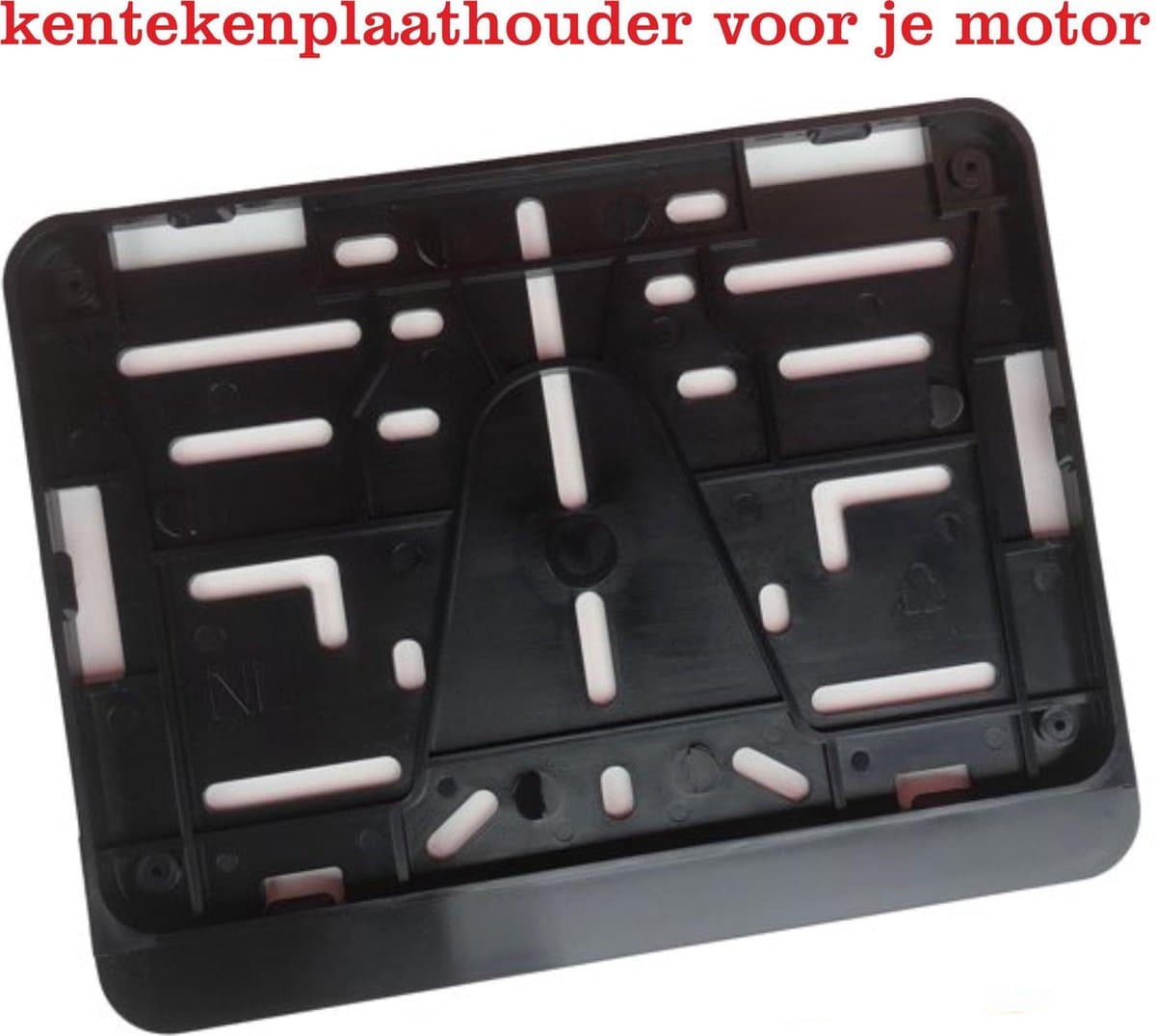 Kentekenplaathouder Motor ABS voor kentekenplaat 210x143mm Nederland (EAN: 5407004795058): 🎯 Wie is het bedoeld