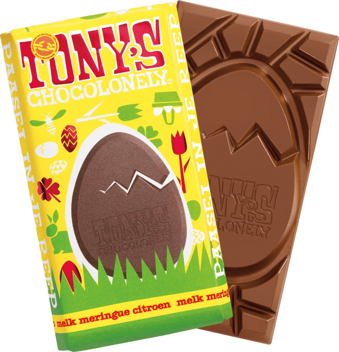 Tony's Chocolonely Melk Chocolade Reep Pasen - Meringue Citroen - Paas Cadeau - Chocolade Pasen - Paaschocolade - Fairtrade Chocolade - Bulk Verpakking - 15 stuks x 180 gram: Waarom ik meteen aan dit product dacht