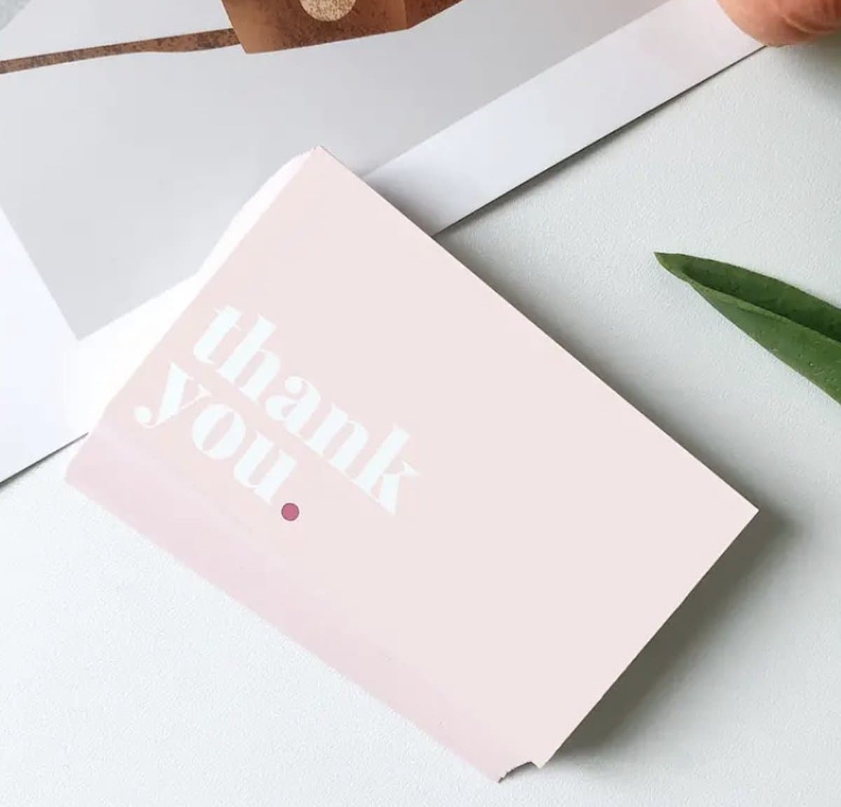Bedankt Kaartjes Set - Thank You Cards - 50 stuks - Kleine onderneming - Pakket verzend kaartjes - 90 x 50 mm (EAN: 6151028682656)