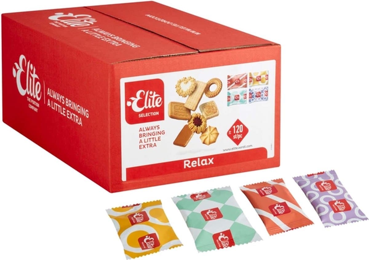 Koekjes elite selection relax mix 120 stuks (EAN: 5400325011999): **Waarom deze koekjes mix een echte aanrader is**