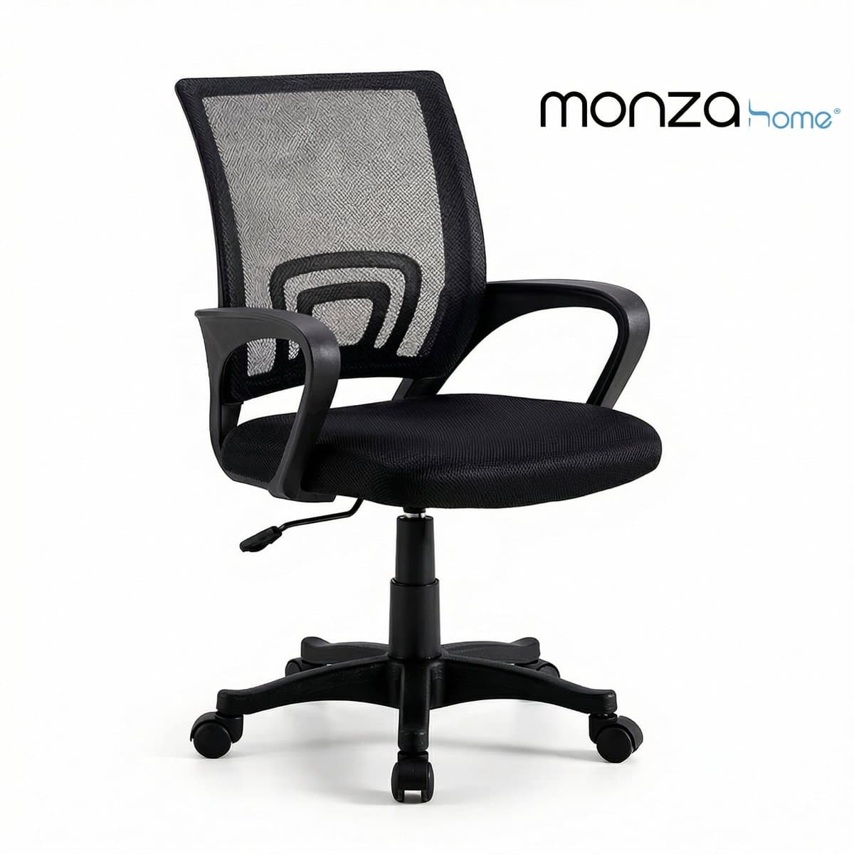 Monza Home® Ergonomische Bureaustoel - Lendesteun - 150kg - Zwart (EAN: 8720964223148)