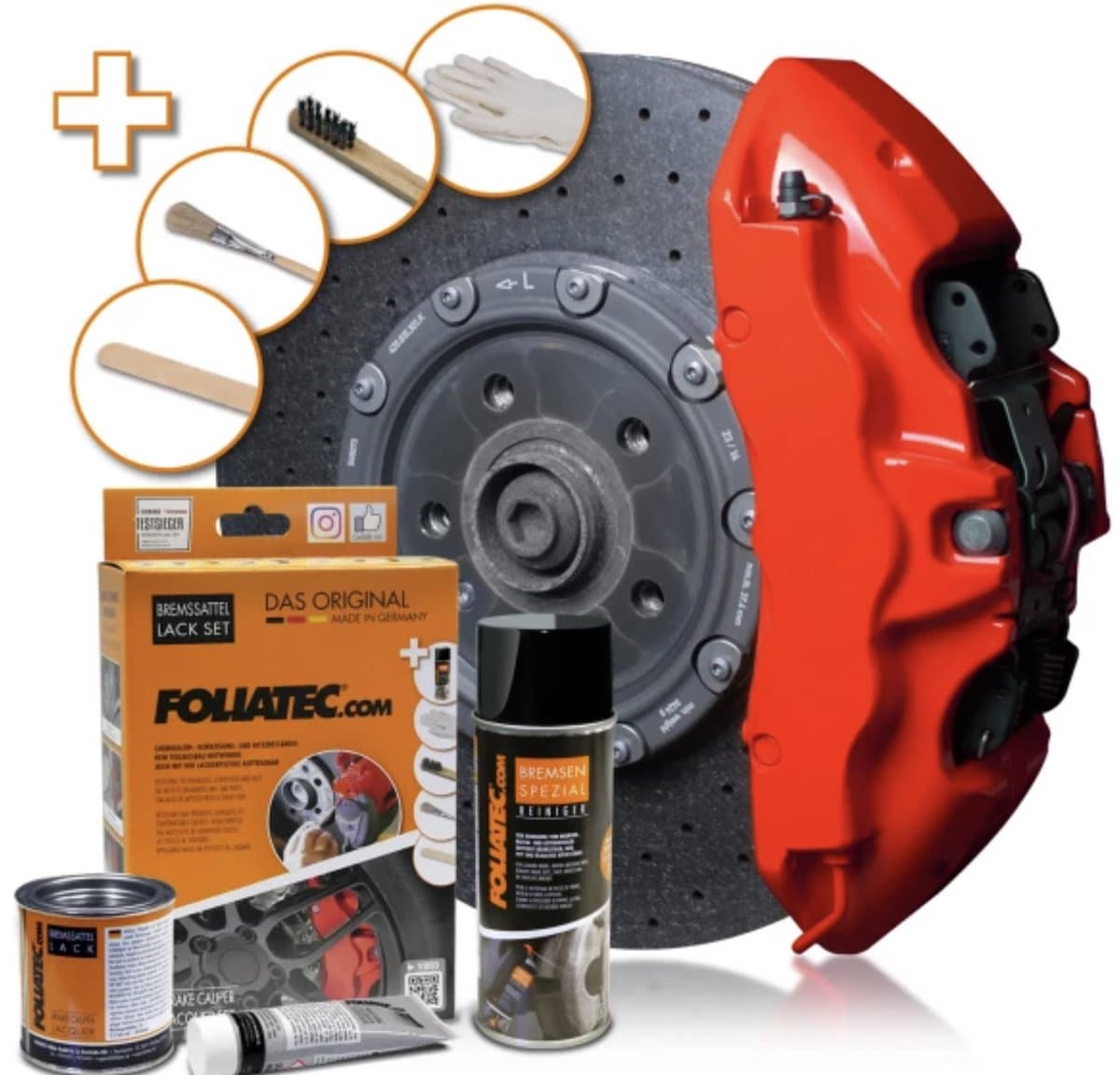 Foliatec Remklauwlakset - Performance Rood - 3 componenten (EAN: 4002581021944): **Wat is dit precies**