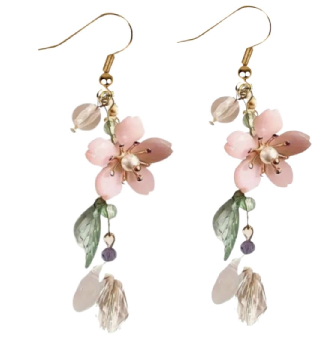 Zilver oorbellen-Ashley- roze- lang- bloemen- Charme Bijoux (EAN: 8721331465628): Wat ik denken na het uitprobeeren