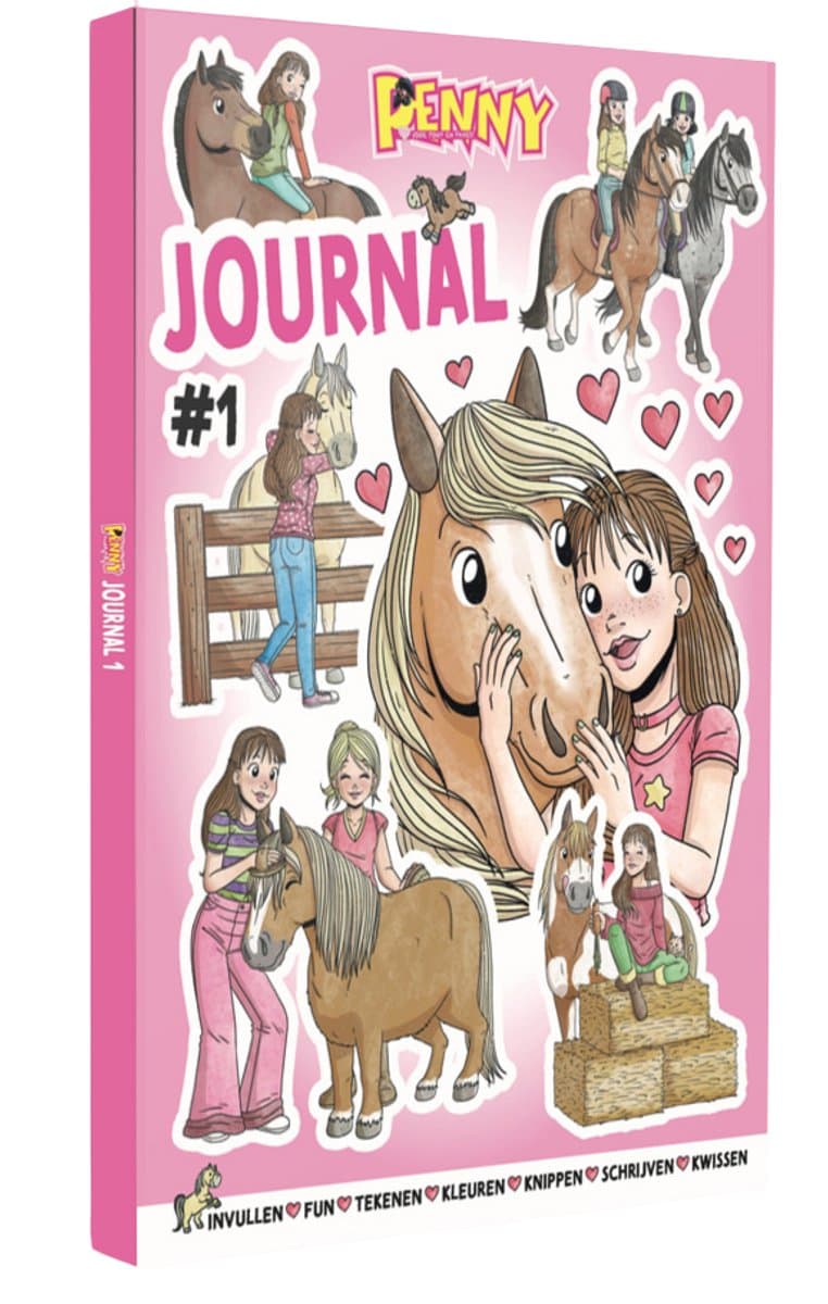 Penny Journal 2025 - Journal - Vakantieboek - Invul Dagboek - Dagboek Meisje - Journal Notebook - Journaling - Paarden Spullen - Paardencadeaus - Speelgoed - Paard - DIY - Invulboek - Invullen - Schrijven - Tijdschrift - Tijdschriften - Doeboek (E...