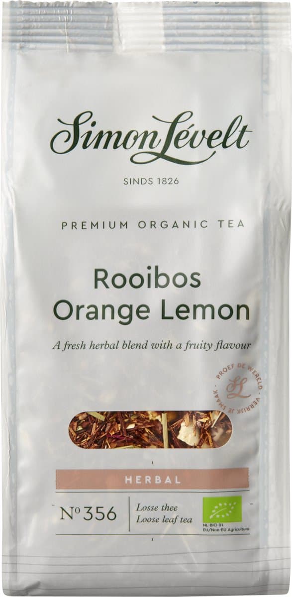 Simon Lévelt | Rooibos Orange Lemon Premium Organic Tea - 110g losse thee (EAN: 8711138664102): Waarom ik dit product toch moet aanraken